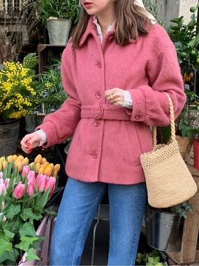 ROUJE Paris Pink Coat